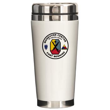FB - M01 - 03 - Fort Benning - Ceramic Travel Mug