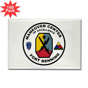 FB - M01 - 01 - Fort Benning - Rectangle Magnet (100 pack)