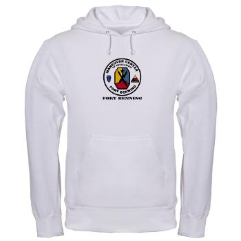 FB - A01 - 03 - Fort Benning with Text - Hooded Sweatshirt