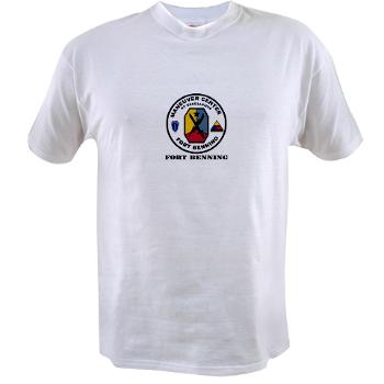 FB - A01 - 04 - Fort Benning with Text - Value T-shirt