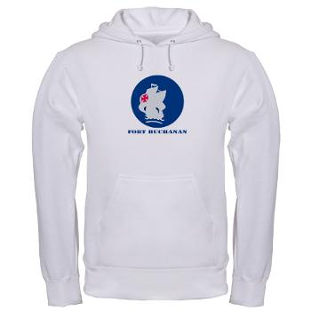 FBuchanan - A01 - 03 - Fort Buchanan with Text - Hooded Sweatshirt - Click Image to Close