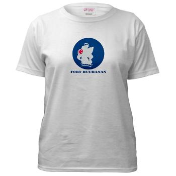 FBuchanan - A01 - 04 - Fort Buchanan with Text - Women's T-Shirt