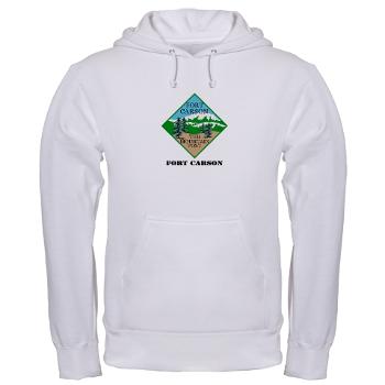 FC - A01 - 03 - Fort Carson with Text - Hooded Sweatshirt