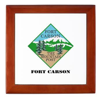 FC - M01 - 03 - Fort Carson with Text - Keepsake Box