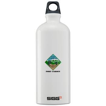 FC - M01 - 03 - Fort Carson with Text - Sigg Water Bottle 1.0L