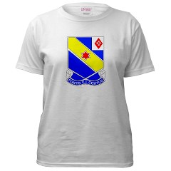 FC52IR - A01 - 04 - DUI - F Company - 52nd Infantry Regiment Women's T-Shirt - Click Image to Close