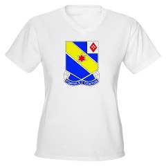 FC52IR - A01 - 04 - DUI - F Company - 52nd Infantry Regiment Women's V-Neck T-Shirt