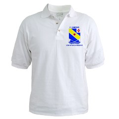 FC52IR - A01 - 04 - DUI - F Company - 52nd Infantry Regiment with text Golf Shirt