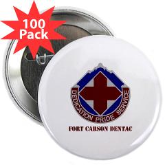 FCDENTAC - M01 - 01 - DUI - Fort Carson DENTAC with Text - 2.25" Button (100 pack)