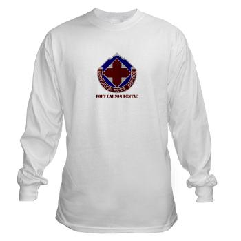 FCDENTAC - A01 - 03 - DUI - Fort Carson DENTAC with Text - Long Sleeve T-Shirt