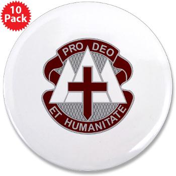 FCMEDDAC - M01 - 01 - DUI - Fort Carson MEDDAC - 3.5" Button (10 pack) - Click Image to Close