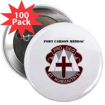 FCMEDDAC - M01 - 01 - DUI - Fort Carson MEDDAC with Text - 2.25" Button (100 pack)