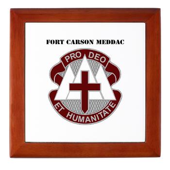FCMEDDAC - M01 - 03 - DUI - Fort Carson MEDDAC with Text - Keepsake Box - Click Image to Close