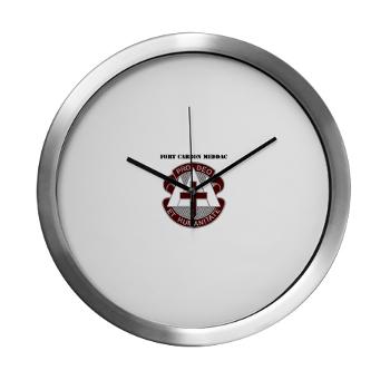 FCMEDDAC - M01 - 03 - DUI - Fort Carson MEDDAC with Text - Modern Wall Clock - Click Image to Close