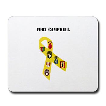 FCampbell - M01 - 03 - Fort Campbell with Text - Mousepad