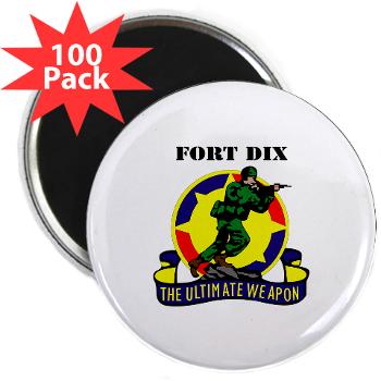 FD - M01 - 01 - Fort Dix with Text - 2.25" Magnet (100 pack)