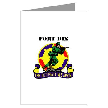 FD - M01 - 02 - Fort Dix with Text - Greeting Cards (Pk of 10)