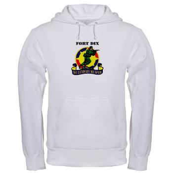 FD - A01 - 03 - Fort Dix with Text - Hooded Sweatshirt - Click Image to Close