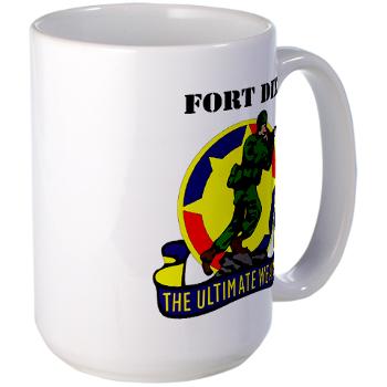 FD - M01 - 03 - Fort Dix with Text - Large Mug