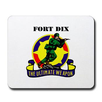 FD - M01 - 03 - Fort Dix with Text - Mousepad