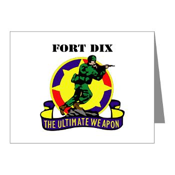 FD - M01 - 02 - Fort Dix with Text - Note Cards (Pk of 20)