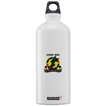 FD - M01 - 03 - Fort Dix with Text - Sigg Water Bottle 1.0L