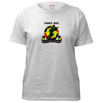 FD - A01 - 04 - Fort Dix with Text - Women's T-Shirt