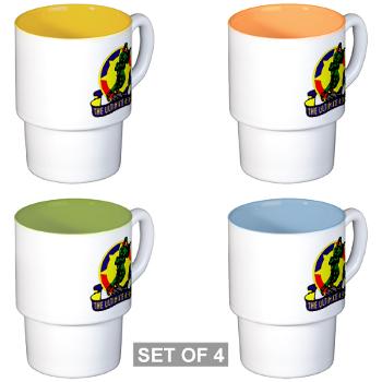 FD - M01 - 03 - Fort Dix - Stackable Mug Set (4 mugs)