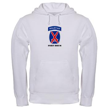 FD - A01 - 03 - Fort Drum with Text - Hooded Sweatshirt - Click Image to Close