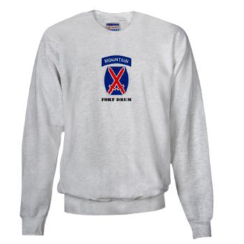 FD - A01 - 03 - Fort Drum with Text - Sweatshirt - Click Image to Close