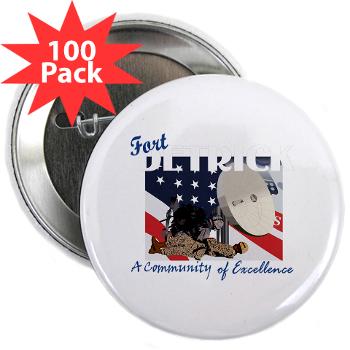 FDetrick - M01 - 01 - Fort Detrick - 2.25" Button (100 pack)