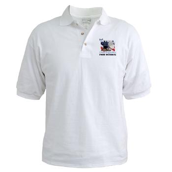 FDetrick - A01 - 04 - Fort Detrick with Text - Golf Shirt