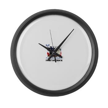 FDetrick - M01 - 03 - Fort Detrick with Text - Large Wall Clock