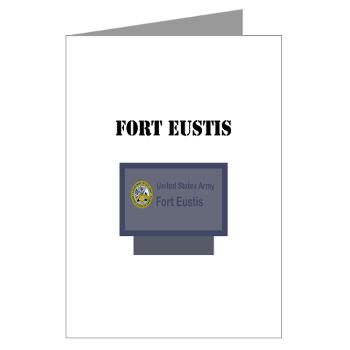 FEustis - M01 - 02 - Fort Eustis with Text - Greeting Cards (Pk of 10)