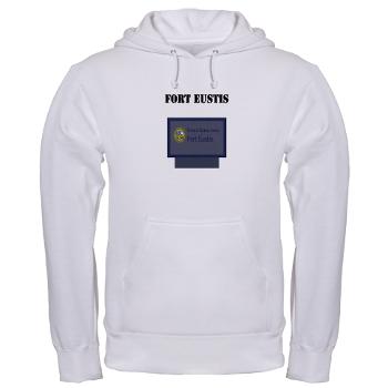 FEustis - A01 - 03 - Fort Eustis with Text - Hooded Sweatshirt