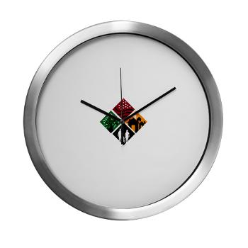 FG - M01 - 03 - Fort Greely with Text - Modern Wall Clock