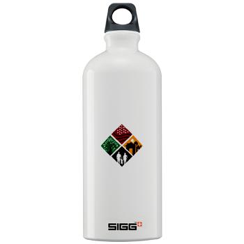 FG - M01 - 03 - Fort Greely with Text - Sigg Water Bottle 1.0L