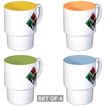 FG - M01 - 03 - Fort Greely - Stackable Mug Set (4 mugs)