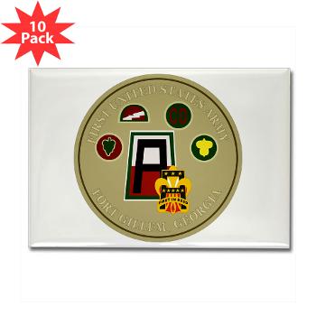FGillem - M01 - 01 - Fort Gillem - Rectangle Magnet (10 pack)