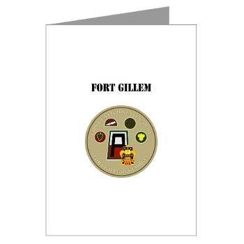 FGillem - M01 - 02 - Fort Gillem with Text - Greeting Cards (Pk of 10)