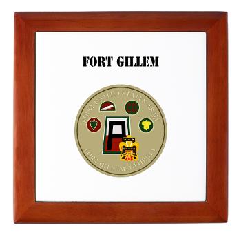 FGillem - M01 - 03 - Fort Gillem with Text - Keepsake Box - Click Image to Close