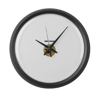 FGillem - M01 - 03 - Fort Gillem with Text - Large Wall Clock
