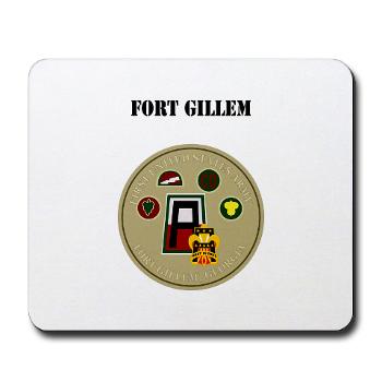 FGillem - M01 - 03 - Fort Gillem with Text - Mousepad