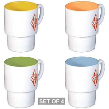 FGordon - M01 - 03 - Fort Gordon - Stackable Mug Set (4 mugs) - Click Image to Close