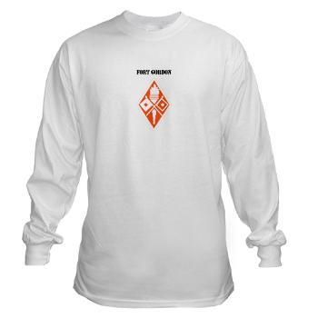 FGordon - A01 - 03 - Fort Gordon with Text - Long Sleeve T-Shirt