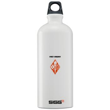 FGordon - M01 - 03 - Fort Gordon with Text - Sigg Water Bottle 1.0L