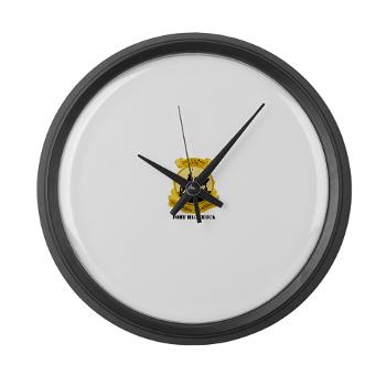 FH - M01 - 03 - Fort Huachuca - Large Wall Clock - Click Image to Close