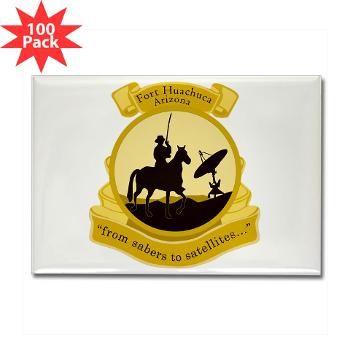 FH - M01 - 01 - Fort Huachuca with Text - Rectangle Magnet (100 pack)