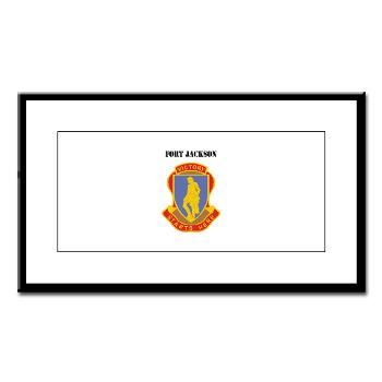 FJackson - M01 - 02 - Fort Jackson with Text - Small Framed Print