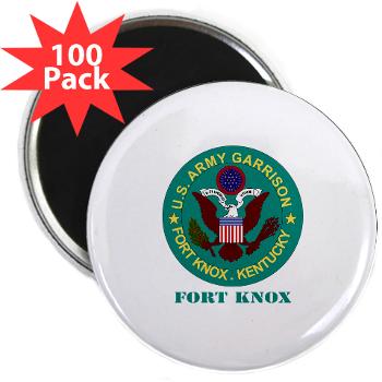 FK - M01 - 01 - Fort Knox with Text - 2.25" Magnet (100 pack)